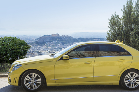 Athens Airport van / naar Piraeus Port Enkele reis taxi's