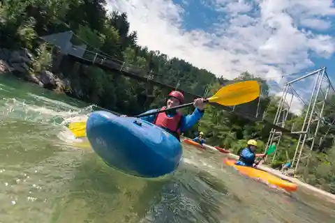 Bled: Kajakabenteuer auf der Sava bei 3glav