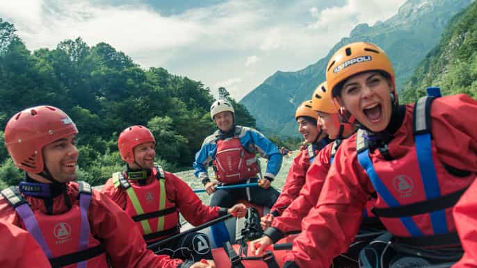 from bled water rafting on the sava river