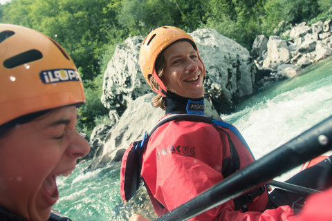 Z Bledu: rafting na rzece SawieBled: rafting na rzece Sawie