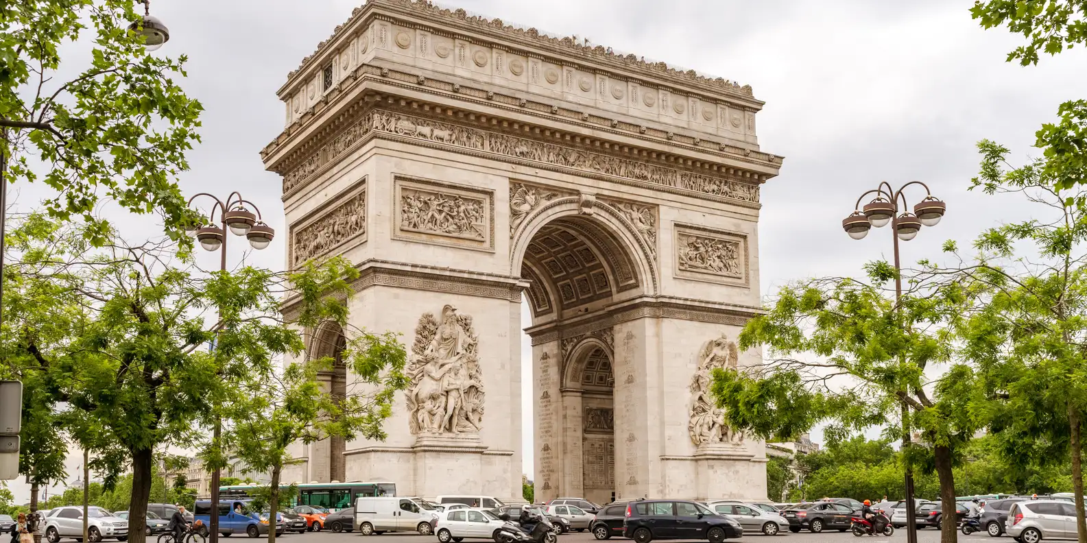 Paris : billet pour le toit de l'Arc de Triomphe