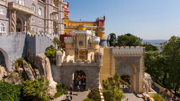 lisboa excursão de 1 dia a sinta com palácio da pena