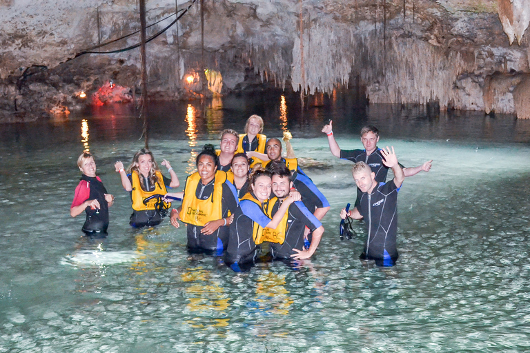 Ab Cancún: Schildkröten und CenotenSchildkröten und Cenoten-Tour am Nachmittag