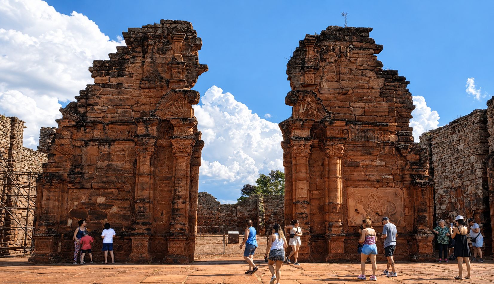 Puerto Iguazú: Sightseeing-Tour nach San Ignacio, Wanda und Yerbatera