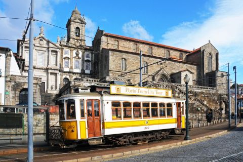 Porto: ticket hop on, hop off-bus, tram & kabelbaan