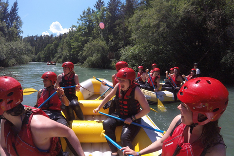 Z Bledu: rafting na rzece SawieBled: rafting na rzece Sawie