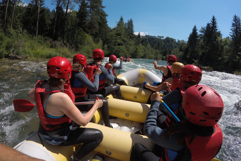 De Bled: rafting sur la rivière SavaBled : rafting sur la rivière Sava