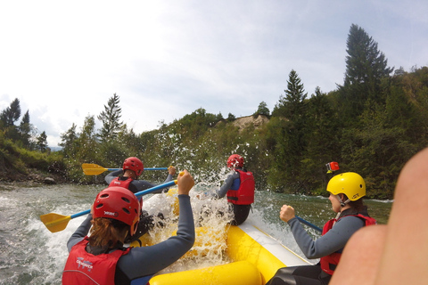 De Bled: rafting sur la rivière SavaBled : rafting sur la rivière Sava