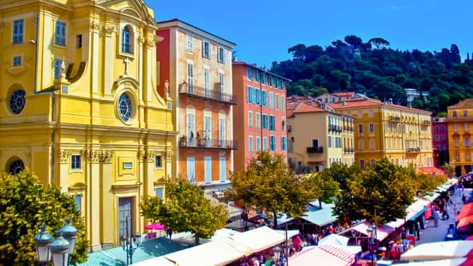 excursão histórica a pé nice e colina do castelo