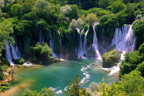 mostar kravica waterfall small group tour from dubrovnik