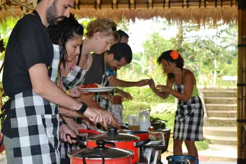 From Ubud: Balinese Cooking Class at an Organic Farm