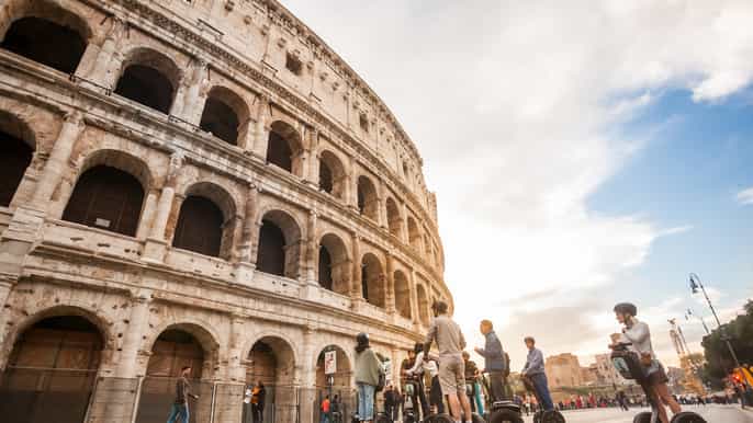 rome segway tour from the colosseum to trevi fountain
