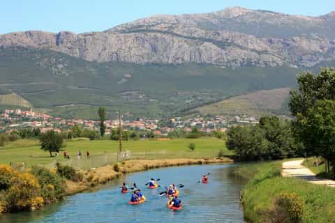From Split: Sea Kayak & Snorkel in Podstrana Bay