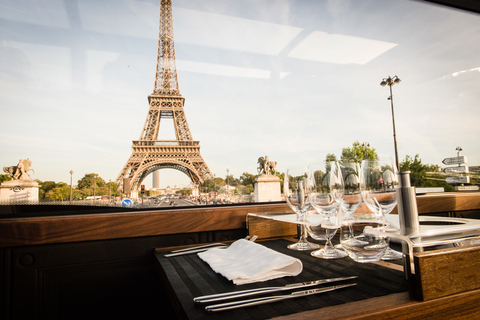 Paris: Bustronome Gourmet Lunch Tour på en buss med glastak