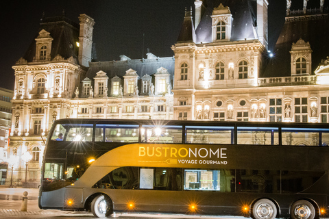 Paris : Dîner gastronomique Bustronome