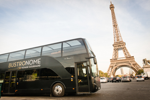 Parigi: Tour gastronomico di Bustronome in autobus con tetto di vetro