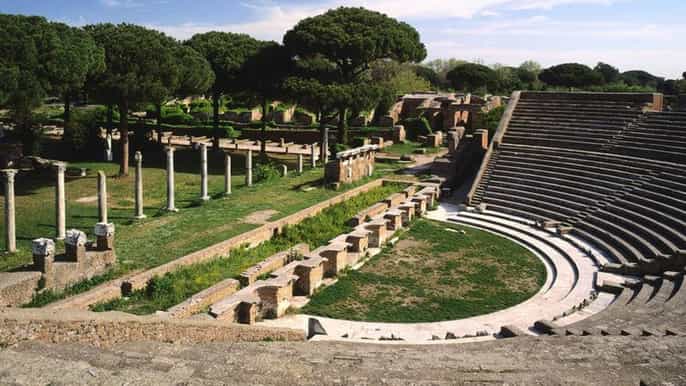 visita di mezza giornata di ostia antica