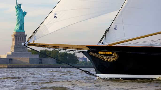 2hour day sail to statue of liberty on america 2.0