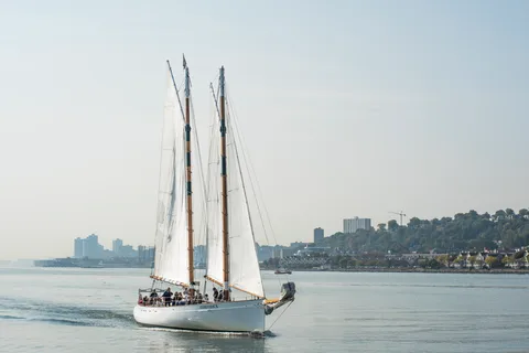 NYC: Hudson rivier herfsttooi zeiltocht