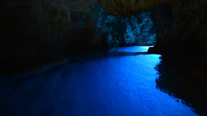 blue cave and hvar by speedboat from split and trogir