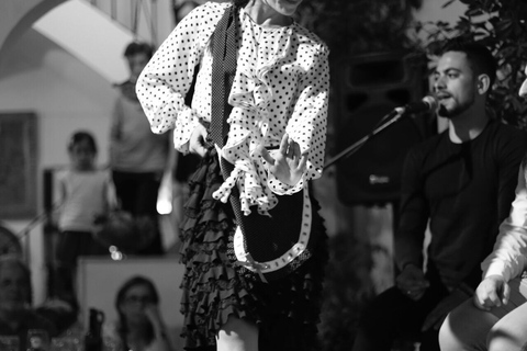 Cordova: spettacolo di flamenco e cena gourmet in un patioCordoba: spettacolo di flamenco e cena gourmet in un patio