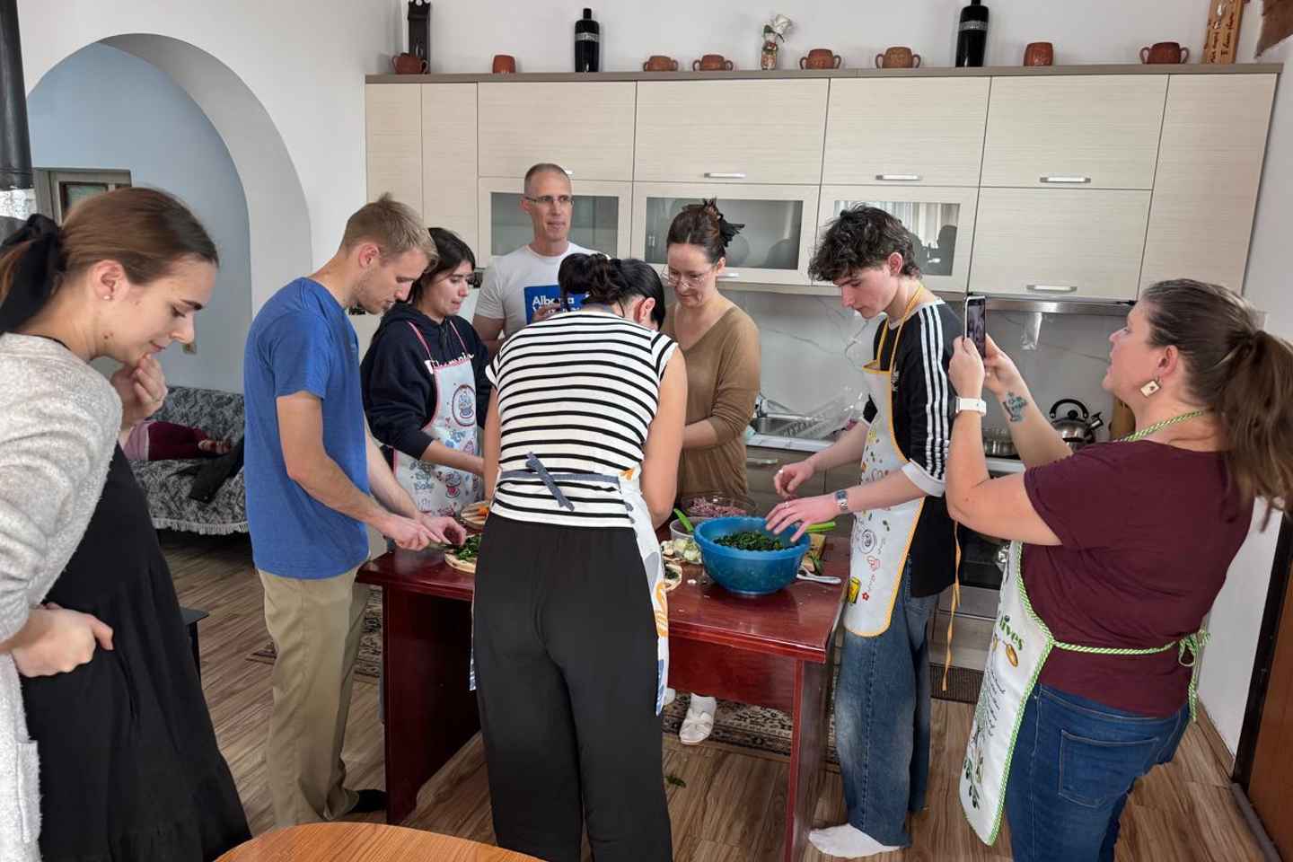 Berat: Traditional Cooking Class with Wine Tasting