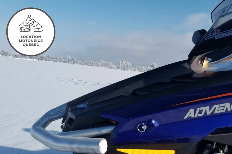 Quebec City: Guided Snowmobile Tour 1.5 Hour Guided Snowmobile Rental