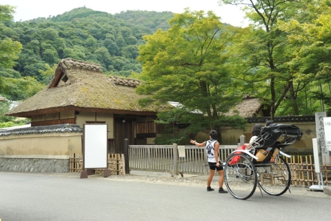 Kioto: tour en rickshaw por Arashiyama y bosque de bambúTour completo: 1 hora y 10 minutos - mañana