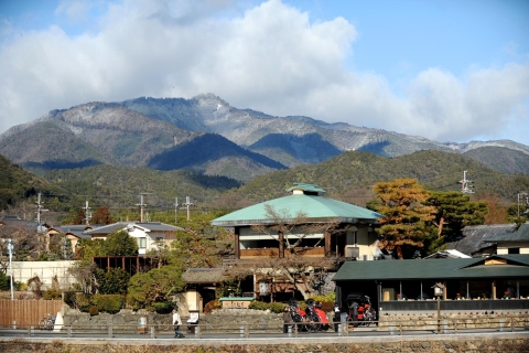 Kyoto: Arashiyama Customized Rickshaw Tour & Bamboo ForestRondleiding van 70 minuten: wandeling in het bamboebos - ochtend