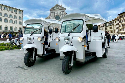 Florens: Stadsvandring med elektrisk tuk-tuk eller golfbil