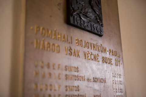 Prague: visite à pied de la seconde guerre mondiale et de l'opération AnthropoidVisite publique à pied de la seconde guerre mondiale et de l'opération Anthropoid