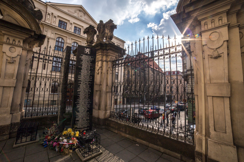 Prague: visite à pied de la seconde guerre mondiale et de l'opération AnthropoidVisite publique à pied de la seconde guerre mondiale et de l'opération Anthropoid