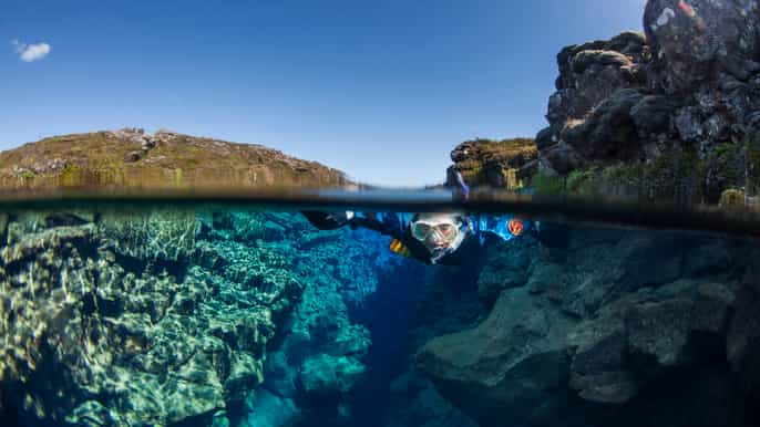 golden circle silfra snorkeling small group tour