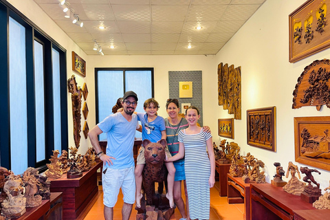 Hoi An : 3 heures de cours de sculpture sur bois avec un artiste local