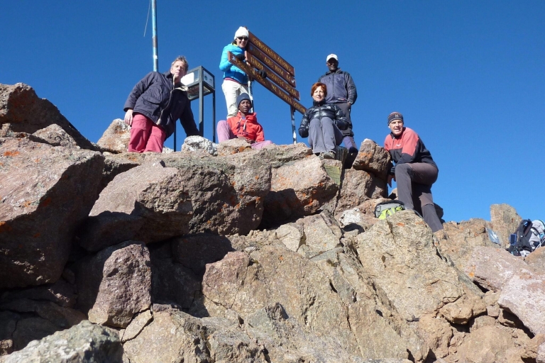 5 jours Mont Kenya Escalade Sirimon Descente voie Chogoria