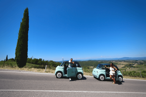 Florence: Chianti Fiat E-Car Tour with Wine Tasting & Lunch Topolino E-Car – Double Driver