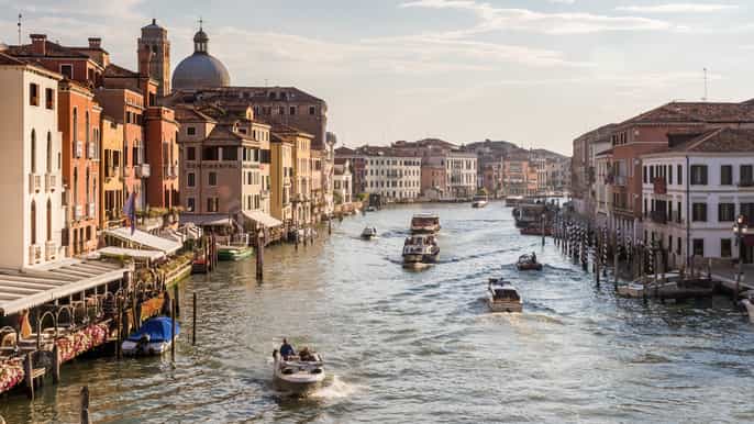 santa lucia railway to central venice shared water taxi