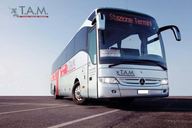 Rome: Bus between Fiumicino Airport and Termini/Ostiense st