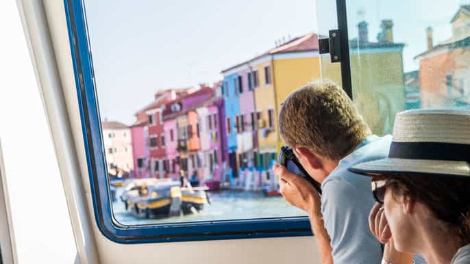 halfday lagoon trip burano murano torcello islands