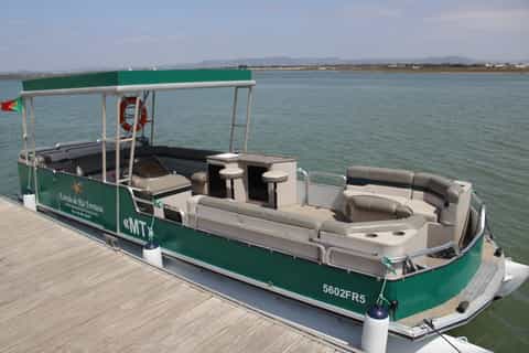 From Faro: 4 Islands, 4 Stops in Ria Formosa Catamaran Tour