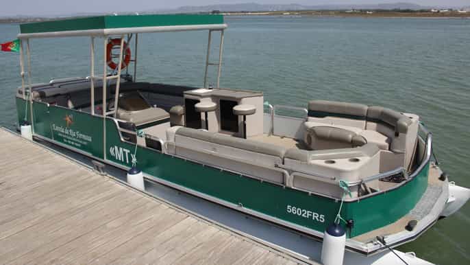 from faro 4 islands 4 stops in ria formosa catamaran tour