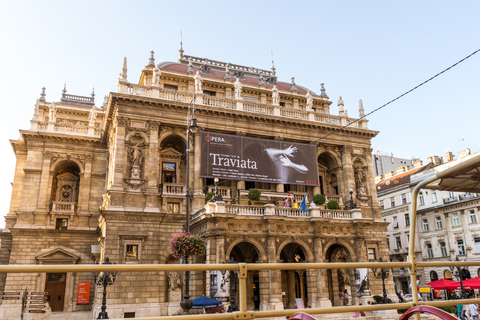 Budapest: Tour turistico Hop-On Hop-Off con il Big BusAutobus Hop-On Hop-Off per 2 giorni, crociera fluviale e tour a piedi guidato