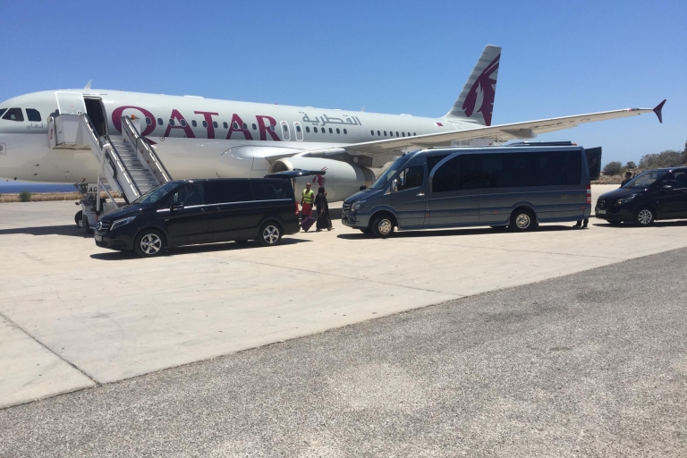 Santorin : service de transfertTransfert de l'aéroport vers le port