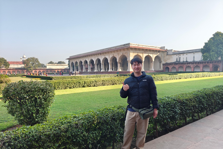 From Delhi: Taj Mahal Sunrise Tour with Elephant SOS Centres Tour with Car, Driver, Ticket, Guide & 5star Meals