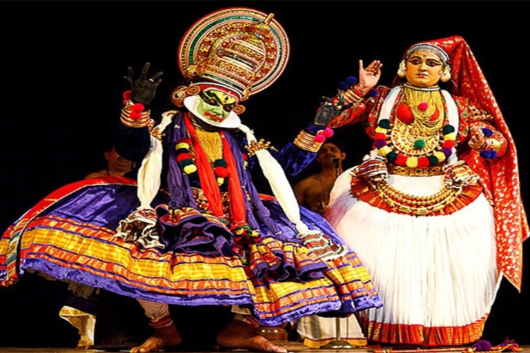 Kochi : Spectacle de danse Kathakali en soirée avec dîner et transfert