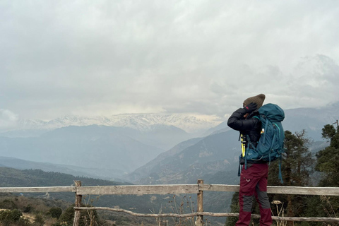 De Pokhara: Caminhada guiada de 5 dias por Poon Hill, Mulde Hill e Dobato