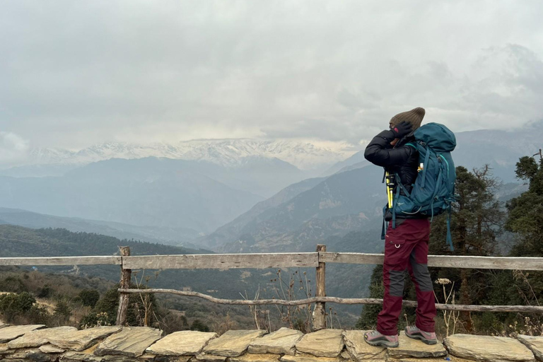 De Pokhara: Caminhada guiada de 5 dias por Poon Hill, Mulde Hill e Dobato