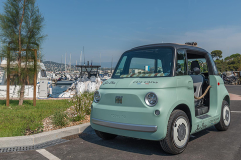 Antibes: Tour in a 100% electric Fiat Topolino 1-hour Discovery Tour in a Fiat Topolino