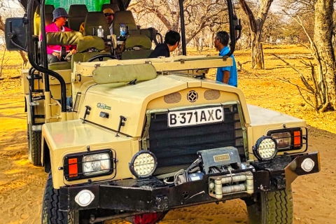Victoria Falls: Zambezi National Park Game Drive + Transfer Small Group Tour