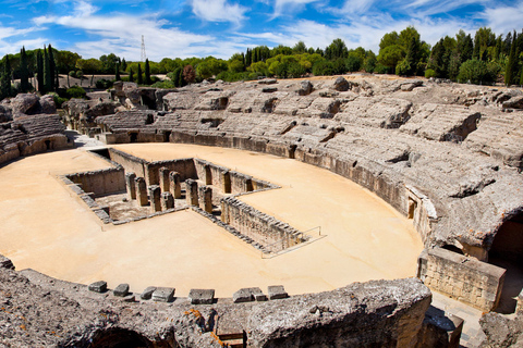 From Seville: Half-Day Guided Bike Trip to Italica Italica Tour with English-Speaking Guide